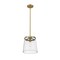 Z-Lite Callista 1 Light Pendant, Rubbed Brass & Clear 3032P10-RB - alternate 4